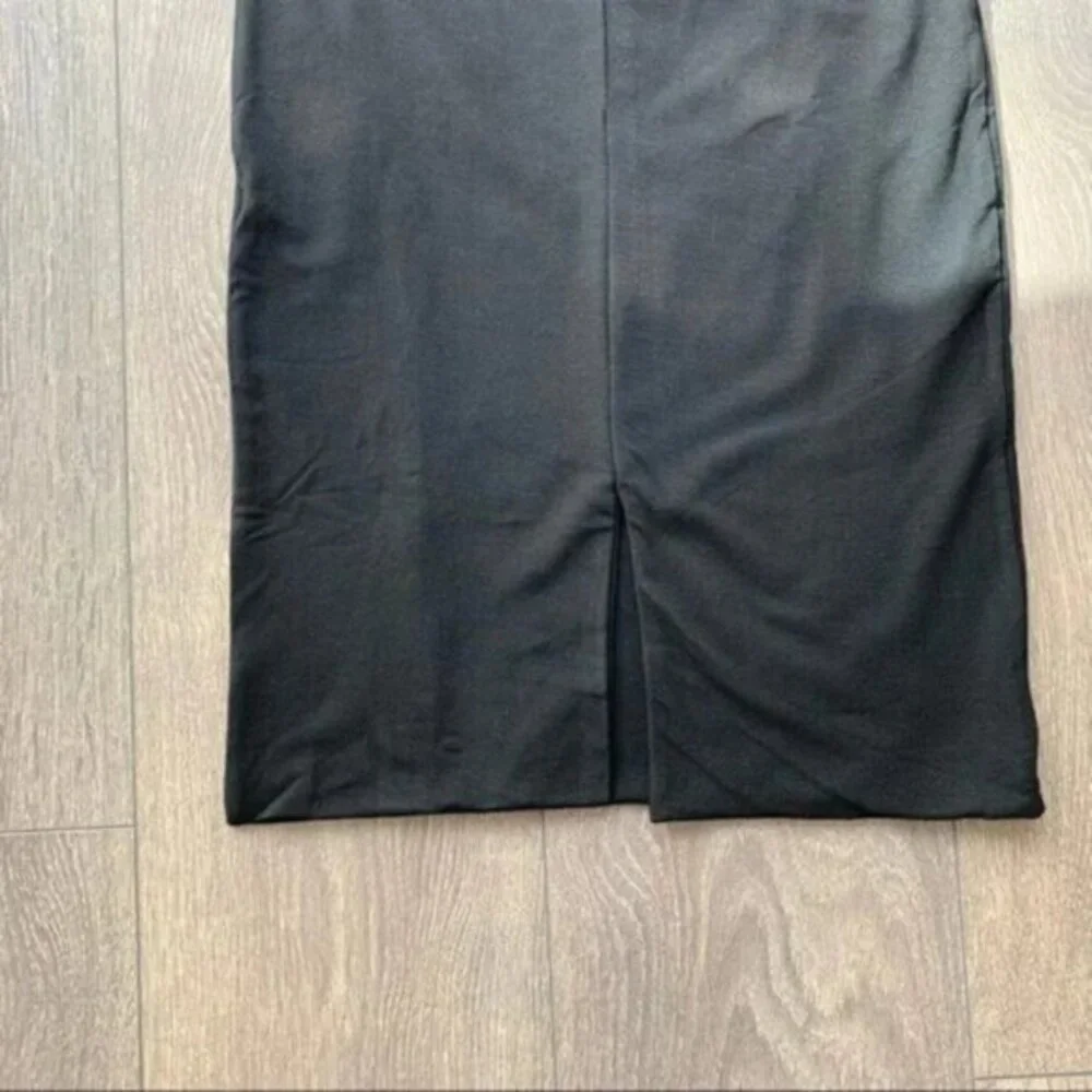 LNA Skirt Slit Mini High Rise Waist Black Small Whimsigoth Business casual - Picture 7 of 16